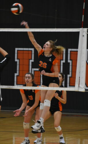 Tigers’ Brown Tops 1,000 Kills, Linsly Wins in 4 Sets